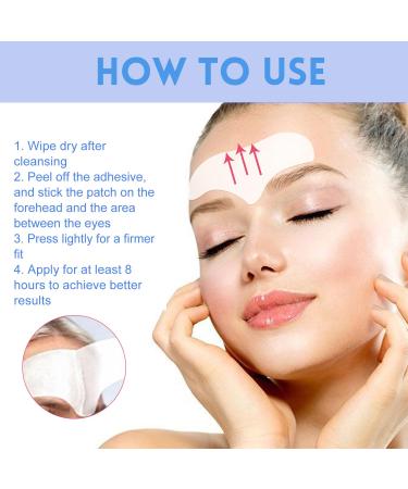 Forehead Wrinkle Patches - Anti-Wrinkle Hydrolyzed Collagen & Vitamin E Face Tape (24PC) for Youthful Skin - Buy Online on GoSupps.com