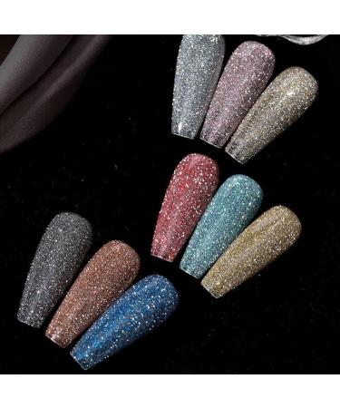 Nail Art UV Lamp Manicure Art Semi Permanent Flash Diamond Gel Colorful Phototherapy Gel Gel Nail Polish - (Color: 5) - Buy Online on GoSupps.com