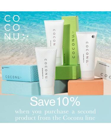 Coconu Hemp Infused Body Oil | Relaxing Massage Therapy for Couples | 3 oz Vegan Coconut Oil Blend | Edible & Fragrance-Free - Buy Online on GoSupps.com