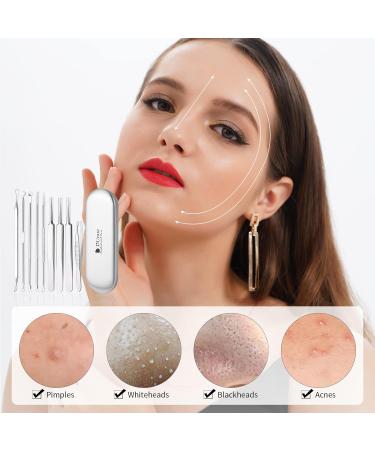 DUCare Blackhead Remover Tools Set - 9 Pcs Pimple Popper Kit with Metal Case for Blackheads, Pimples, Zit Removal - Whitehead Extractor Tools - Buy Online on GoSupps.com