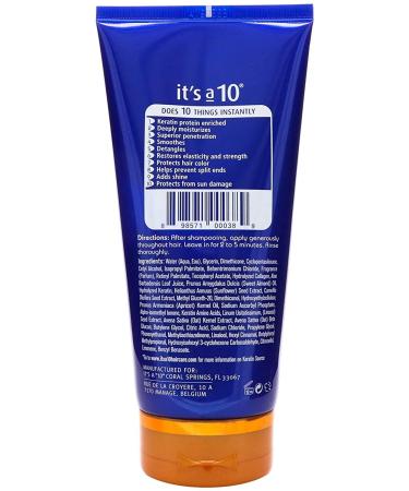 Keratin Infused Deep Conditioner - 5 oz - Unisex - It's A 10 - Buy Online on GoSupps.com