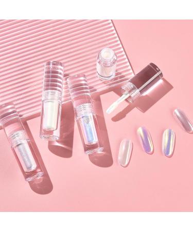 Makartt Chrome Liquid Powder for Nails Mermaid Nail Chrome Liquid Aurora Chrome Liquid Nail Powder Chrome Nail Powder Chameleon Metallic Mirror Effect for Gel Nail Polish - Buy Online on GoSupps.com