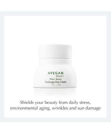 Ecco Bella Plant Based Recharge Day Cream - Vegan Moisturizer with Eco-Protection & Blue Light Shield - Cruelty Free Hydrating Face Cream 1.7 oz - Buy Online on GoSupps.com