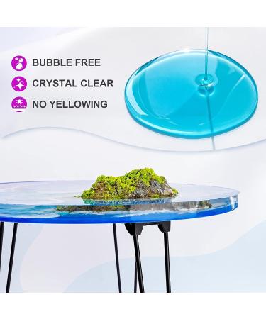 LET'S RESIN 51oz Deep Pour Epoxy Resin Kit - Crystal Clear & Bubble-Free Resin for River Tables and Wood Crafts - Buy Online on GoSupps.com