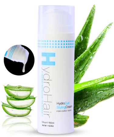 HydroCurl Hair Styling Cream - Define Curls Control Frizz & Nourish with Organic Aloe Vera | Long-Lasting Silky & Vibrant Hair - HD-STL-CRM - Buy Online on GoSupps.com