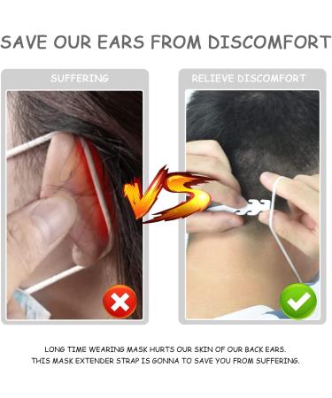 UYAYO Silicone Mask Ear Savers - Adjustable Extenders for Masks (7PCS Set) - Buy Online on GoSupps.com