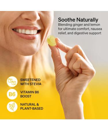 Lemon Ginger Candy for Nausea & Pregnancy | Anti Nausea Chews | LoveNoobs | Sugar-Free & B6 Fortified - Buy Online on GoSupps.com