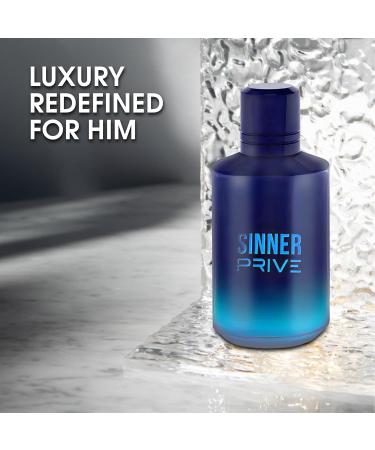 Sinner Sensual Woody Fragrance for Men | Long Lasting Cologne Aromatic Scent Eau de Parfum Natural Spray - Great Holiday Gift 3.4 Fl Oz/100 Ml Sinner P - Buy Online on GoSupps.com