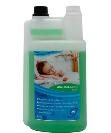 KaiserRein Vital Bath Additive Herbal Vital Bath 1L for up to 33 full baths Women Ladies Men Gentleman Relaxation