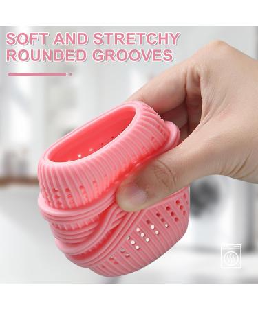 Pack of 3 Washing Balls for Washing Machine Washing Ball Dryer Ball Washing Ball for Washing Machine Dryer Balls for Tumble Dryer Reusable for Home Clothing Cleaning (Pink Green Light Green) Pink + Green + Light Green - Buy Online on GoSupps.com