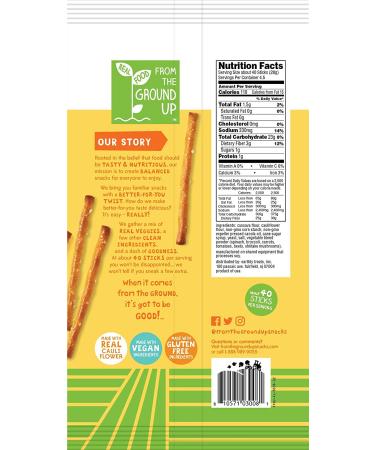Vegan Cauliflower Pretzels - Gluten Free Non-GMO | Real Food From The Ground Up 6 Pack - Buy Online on GoSupps.com