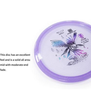 Yikun PDGA Approved Mid Range Disc Golf 165-175g | Overstable Disc for Outdoor Games | Purple Shade (Color May Vary) - Buy Online on GoSupps.com