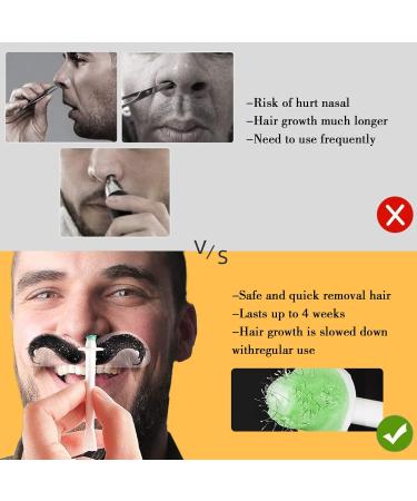 Nasal Hair Wax Set | Pain-Free Nose Wax for Men & Women | Safe Applicator | 50g Nose Hair Removal Kit - Buy Online on GoSupps.com