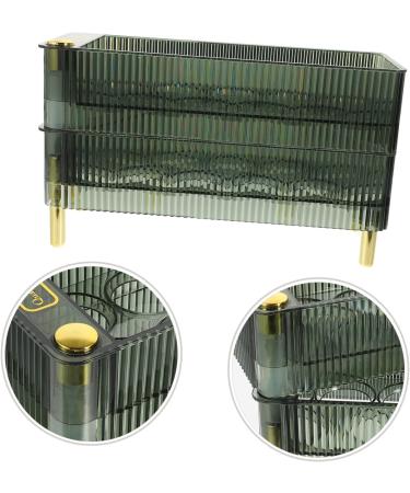 Healeved Box Container Plastic Organizer Preservation Household Eggs Fridge Home Multi-layers re-usable Green 26.5X16X10CM - Buy Online on GoSupps.com