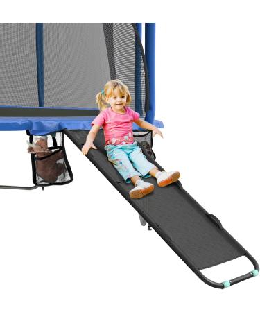 UOMORICCO Universal Trampoline Slide with 6 Fabric Handles & Resistant Fabric - Safety Accessories for Indoor & Outdoor Trampolines - Sturdy Ladder for Kids and Toddlers - Includes Shoe Bag - Buy Online on GoSupps.com