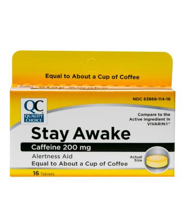 Quality Choice Stay Awake Caffeine Tablet