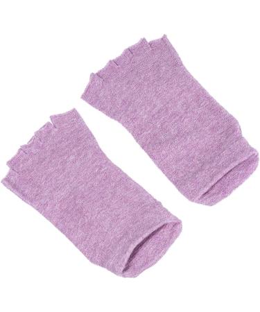 Minkissy Yoga Socks for Men & Women | Half Toe Skin Repairing Winter Foot Care Socks | Spa & Dry Feet Essentials - Buy Online on GoSupps.com