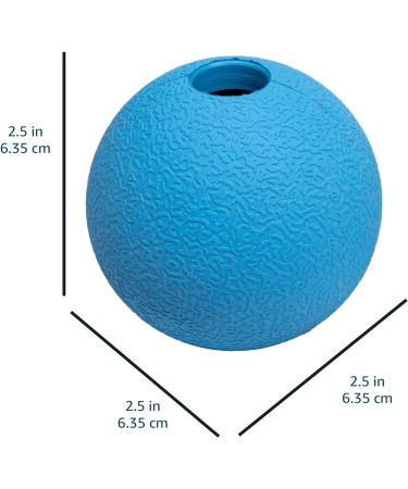 Amazon Basics Rubber Fetch Toy Dog Balls 6.35 cm (3-Pack) Blue Orange Standard Balls 6.35 cm (3-Pack) - Buy Online on GoSupps.com