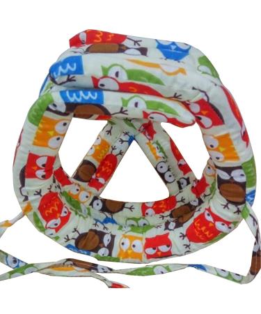 IULONEE Baby Infant Toddler Safety Helmet - Adjustable Protective Headguard for Running, Walking, Crawling - Beige Owl Design - Buy Online on GoSupps.com