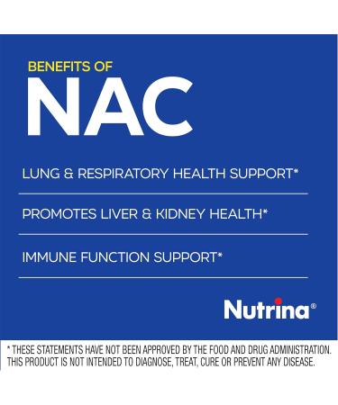 NAC 600 mg - Immune Support Lung & Liver Health Supplement - N-Acetyl-L-Cysteine Capsules for Antioxidant Boost (90 Count - Buy Online on GoSupps.com