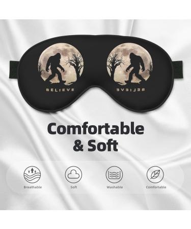 Funny Bigfoot Sleep Eye Mask - Light Blocking & Comfortable - Perfect for Travel & Sleeping - Buy Online on GoSupps.com