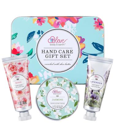 Body & Earth Love Hand Cream Gift | Jasmine Rose & Lavender | Ideal Birthday & Mother's Day Gifts for Women - Buy Online on GoSupps.com