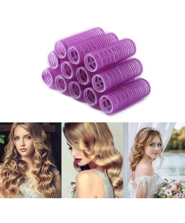 Self Grip Small Hair Curlers Self Grip Salon Hairdressing Curlers Hair Rollers Salon Hairdressing with Hair Clip Hairdressing Curlers Tools for Women (0.6 * 2.5Inch Random Color) - Buy Online on GoSupps.com