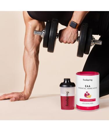 Foodspring EAA Powder with Electrolytes - Sugar-Free Essential Amino Acids for Muscle Building | 420g | Pomegranate & Orange Flavor - Buy Online on GoSupps.com