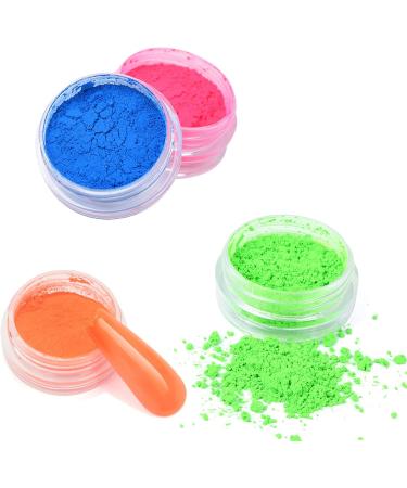 Buy Pigment Nail Powder - 12 Box Neon Acrylic Glitter Set for Stunning Nail Art - International Shipping Available - Buy Online on GoSupps.com