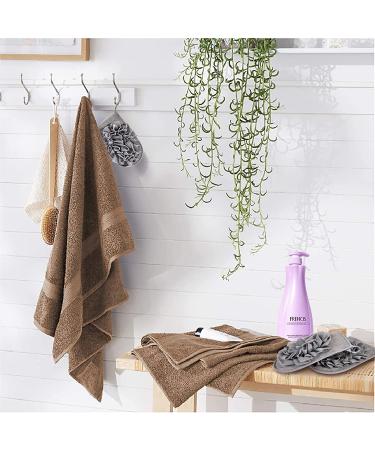 2-Pack Bath Loofah Body Scrubber Shower Pouf for Men and Women - Buy Online on GoSupps.com