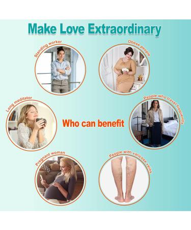 MGANG Waist High Compression Pantyhose 20-30 mmHg - Opaque Firm Support, 3XL Beige Open Toe - Buy Online on GoSupps.com