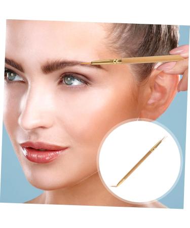 WOONEKY 1pcs Straight Bent Angled Brush Eyeliner Pencil Brush Double Ended Eyeliner Brush - Buy Online on GoSupps.com