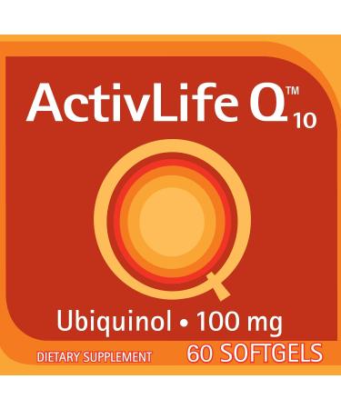 Nature's Way ActivLife Q10 100 mg - 60 Softgels for Heart Health & Energy - Buy Online on GoSupps.com