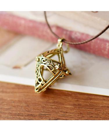 Vintage Openwork Essential Oil Pendant Necklace | Aromatherapy Ball Jumper Chain - International Shipping Available - Buy Online on GoSupps.com