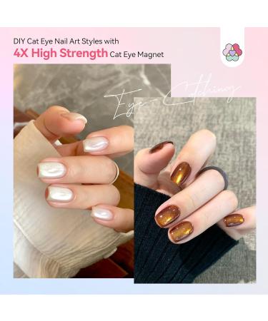  Saviland SAVILAND Cat Eye Magnet Set of 4 High Strength Nail Magnets: 3 in 1 Round Nail Magnets N35 Long Neodymium Stripe Bead Magnet Ultra Strong Nail Polish Magnet Training - Buy Online on GoSupps.com