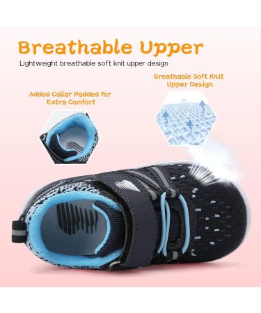 JOINFREE Baby Sneakers | Soft Anti-Slip Sole | Newborn First Walkers | Breathable Athletic Running Shoes | 0-6 Months | Navy - Buy Online on GoSupps.com