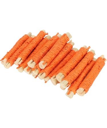 Pet Sweet Bamboo Sticks Rabbit Molar Sticks Promote Digestion 20pcs for Guinea Pig (Orange) - Buy Online on GoSupps.com