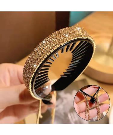 Shullin 2-Piece Colorful Rhinestone Ponytail Hair Clips Big Hair Slide Accessories for Women & Girls - Buy Online on GoSupps.com