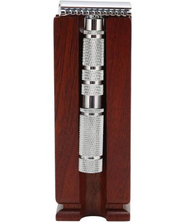 Buy Wooden Razor and Brush Stand - Universal Safety Razor Holder with Non-Slip Base for Standard Shaving Brushes International Shipping Available - Buy Online on GoSupps.com