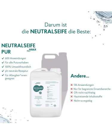HAKA Neutral Soap Liquid - All-Purpose Cleaner for Home & Car | 3L Fresh | International Shipping - Buy Online on GoSupps.com