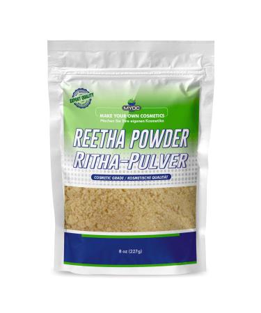 Myoc Reetha Powder soap nut cosmetic quality for hair and skin cleansing fine herbal powder for DIY shampoos face washes and soaps 227 g 227 g 1er Pack