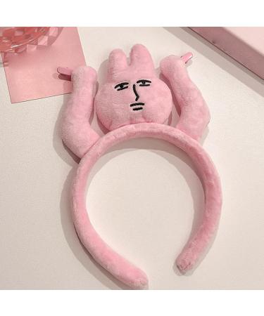 Headband For Hair Hairband Clip Grabs Hair Rabbit Stuffed Animal Toy | Hairband Clip Costume Headwear Headband Rabbit Set Plush Toy For Boys Girls Women Adults - Buy Online on GoSupps.com