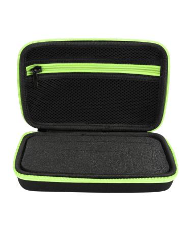 Entatial Hair Shaving Bag Waterproof Razor Storage Bag for QP2520/90/70(Black Green)
