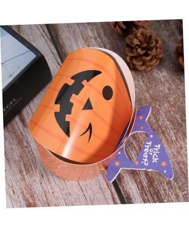 Mobestech 160 Pcs Halloween Paper Box Cake Containers Lovely Halloween Boxes Halloween Candy Holders Funny Candy Holders Paper Bag Halloween Crafts Mini Candy Bags Gift Box Portable - Buy Online on GoSupps.com