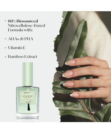 NATURABLOOM Phytostrong Breathable Nail Strengthener - Premium Nail Treatment for Natural Nail Care - Biosourced Nail Hardener - Buy Online on GoSupps.com