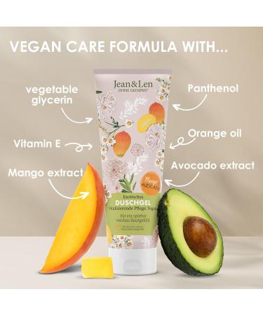 Buy Jean & Len Exotic Shower Gel - Mango & Avocado 250ml | Best International Shipping - Buy Online on GoSupps.com