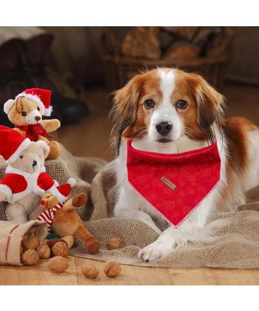 Shop Lionheart Glory Dog Haller 1 Packer Washable Cotton Christmas Neck Towel | Adjustable Red Kerchief for Large Dogs - Buy Online on GoSupps.com