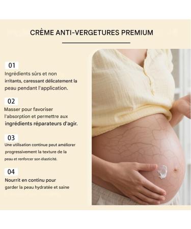 G n rique Stretch Mark Cream for Pregnancy | 50g Pregnancy Belly Care | Non-Greasy Texture Prevents Stretch Marks and Improves Skin Elasticity | Moisturizing and Preventative - Buy Online on GoSupps.com