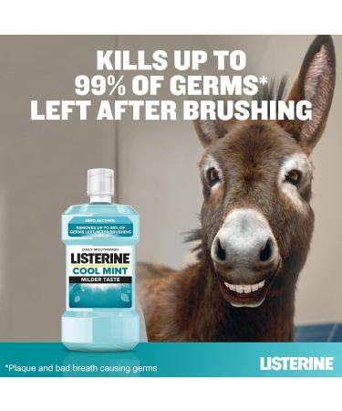 Buy Listerine Antiseptic Mouthwash Zero Mild Mint 500ml - Fresh Breath & Oral Care | International Shipping Available - Buy Online on GoSupps.com