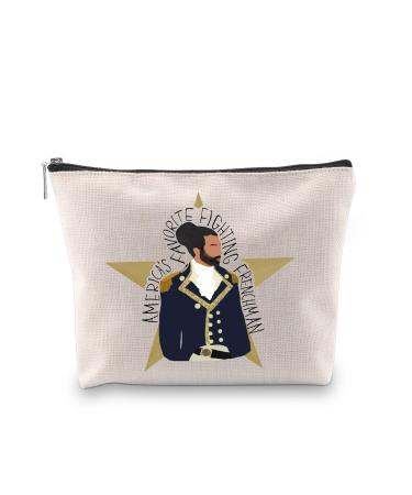 Hamilton Broadway Lafayette Fans Zippered Musical Inspired Gift